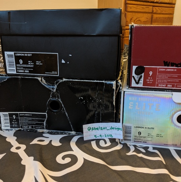 Nike LeBron 3 4 11 12 jersey sz 9 - Picture 2 of 6